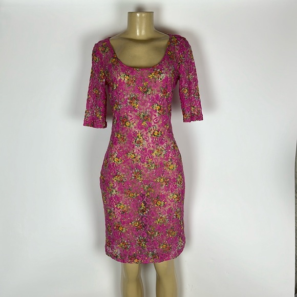 Dolce & Gabbana Fitted Lace mini dress see through approx size small - Picture 1 of 11